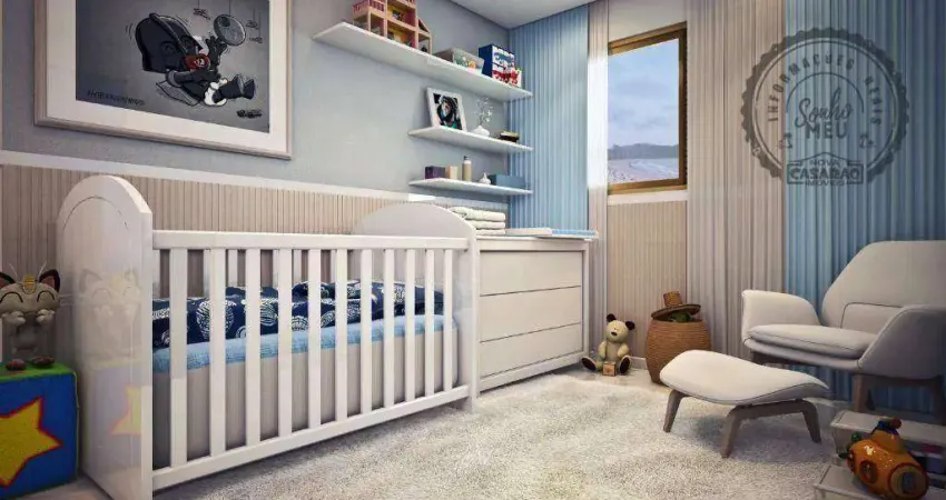 Apartamento com 3 quartos à venda na Rua Alberto Santos Dumont, Guilhermina, Praia Grande