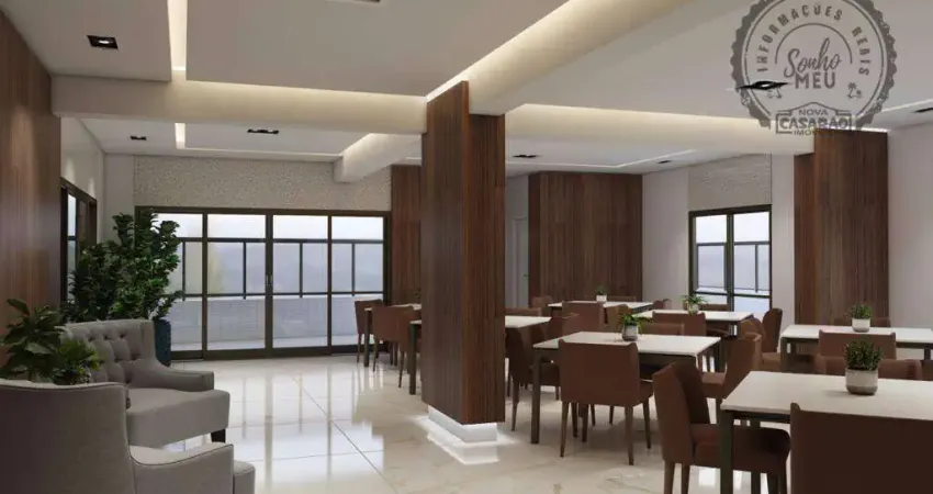 Apartamento com 3 quartos à venda na Rua Alberto Santos Dumont, Guilhermina, Praia Grande