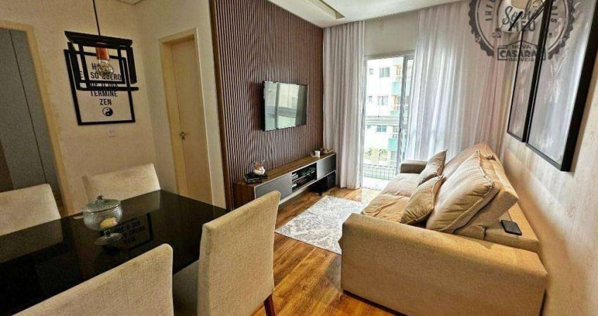 Apartamento com 1 dormitório à venda, 42 m² por R$ 399.000,00 - Canto do Forte - Praia Grande/SP