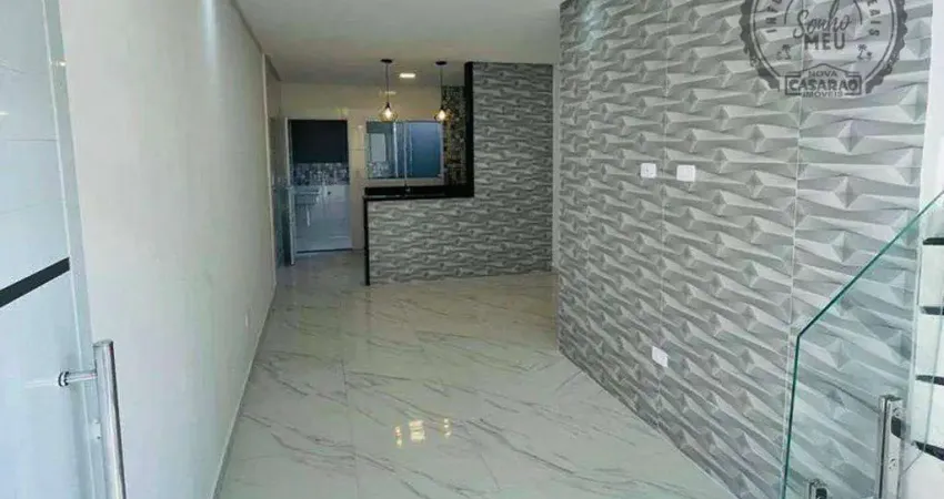 Sobrado com 2 dormitórios à venda, 61 m² por R$ 290.000,00 - Maracanã - Praia Grande/SP