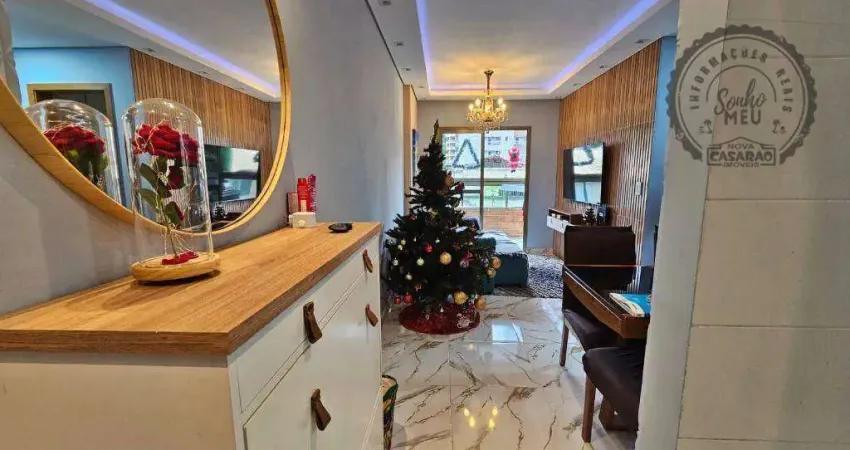 Apartamento com 2 dormitórios à venda, 59 m² por R$ 520.000,00 - Canto do Forte - Praia Grande/SP