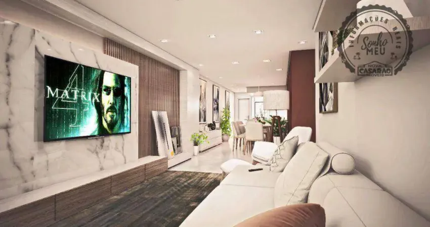 Apartamento com 3 quartos à venda na Rua Alberto Santos Dumont, Guilhermina, Praia Grande