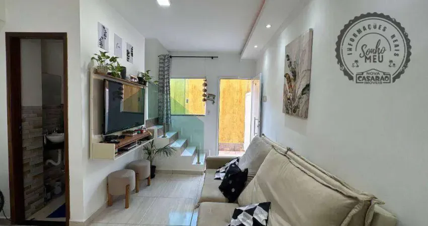 Casa em condomínio fechado com 2 quartos à venda na Avenida Ângelo Perino, Balneário Maracanã, Praia Grande