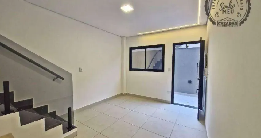 Casa em condomínio fechado com 2 quartos à venda na Vila Mirim, Praia Grande 