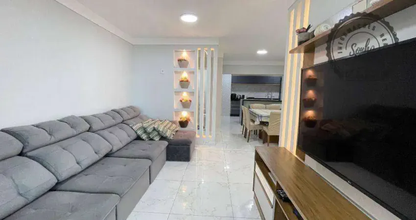 Apartamento com 3 quartos à venda na Rua Copacabana, Guilhermina, Praia Grande