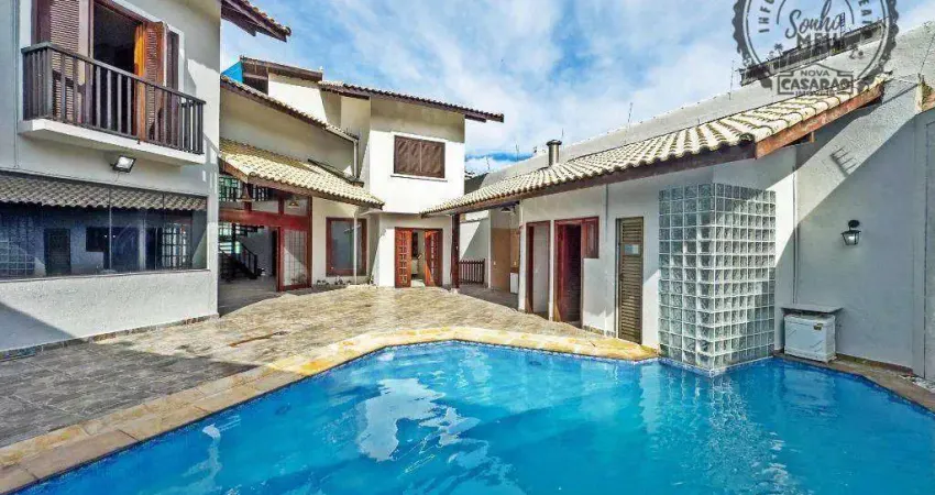 Casa com 5 quartos à venda na Avenida Marechal Mascarenhas de Moraes, Canto do Forte, Praia Grande