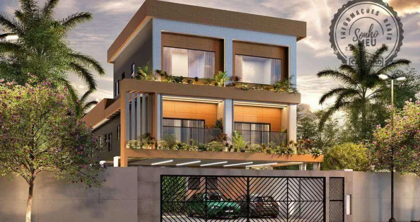 Casa em condomínio fechado com 2 quartos à venda na Rua Antilhas, Guilhermina, Praia Grande