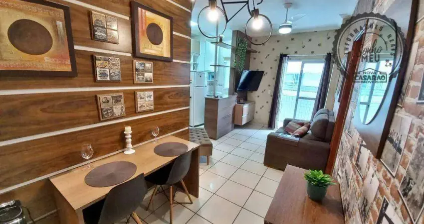 Apartamento com 1 quarto para alugar na Rua Campinas, Boqueirão, Praia Grande