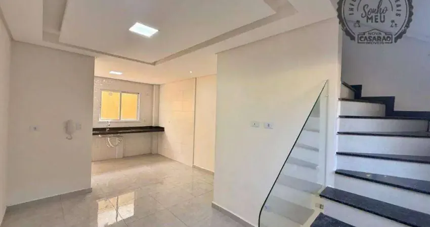 Casa em condomínio fechado com 2 quartos à venda na Rua Venezuela, Guilhermina, Praia Grande