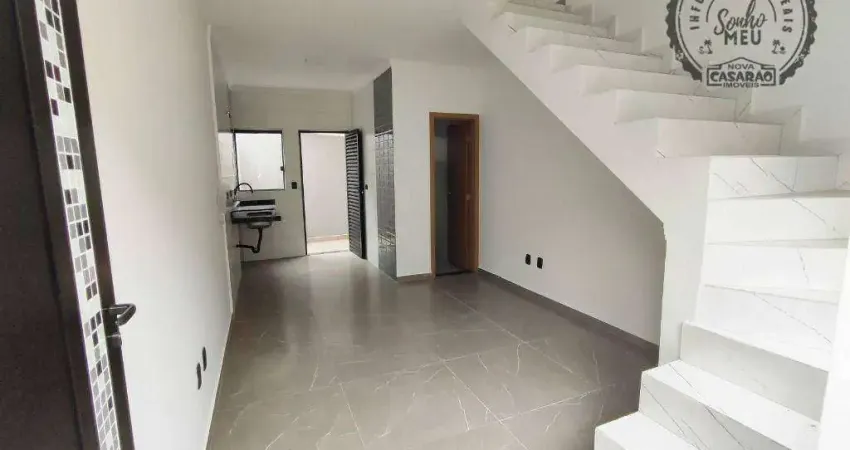 Casa em condomínio fechado com 2 quartos à venda na Rua Vinte e Seis de Janeiro, Vila Mirim, Praia Grande