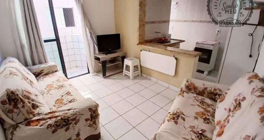 Apartamento com 1 dormitório à venda, 56 m² por r$ 282.000,00 - tupi - praia grande/sp