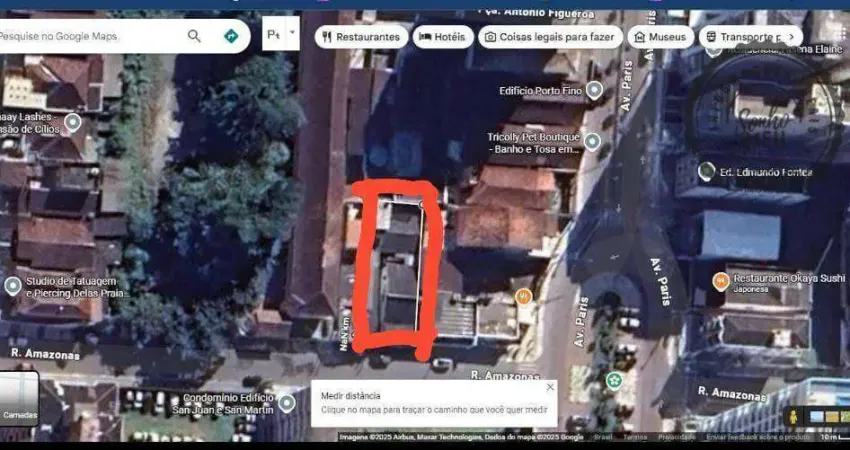 Terreno à venda na Rua Amazonas, Boqueirão, Praia Grande