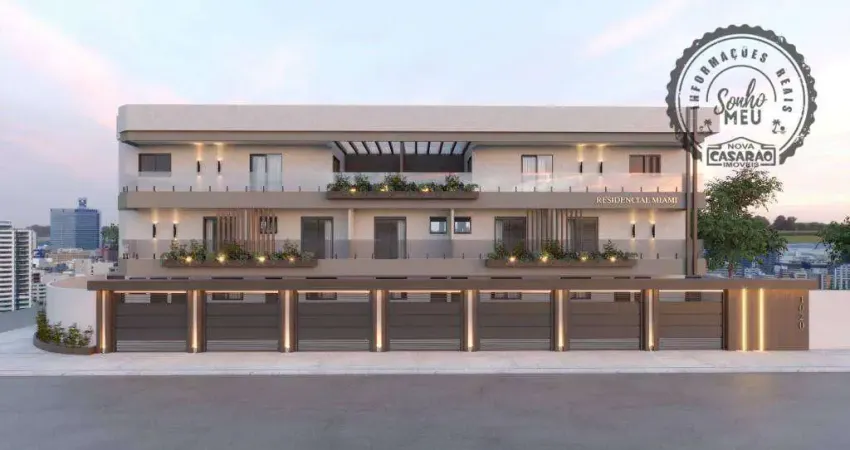 Casa em condomínio fechado com 2 quartos à venda na Rua Marcílio Dias, Canto do Forte, Praia Grande