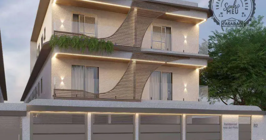 Casa em condomínio fechado com 2 quartos à venda na Avenida Senador Azevedo Júnior, Jardim Alice, Praia Grande