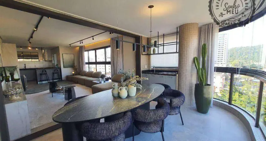 Apartamento com 3 quartos à venda na Rua Tiradentes, Canto do Forte, Praia Grande