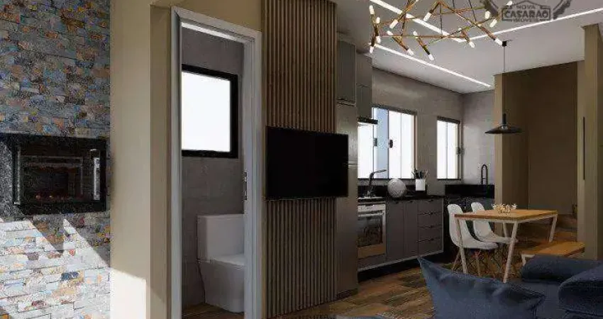 Casa em condomínio fechado com 2 quartos à venda na Rua Manoel Fernandes Vicente, Vila Mirim, Praia Grande