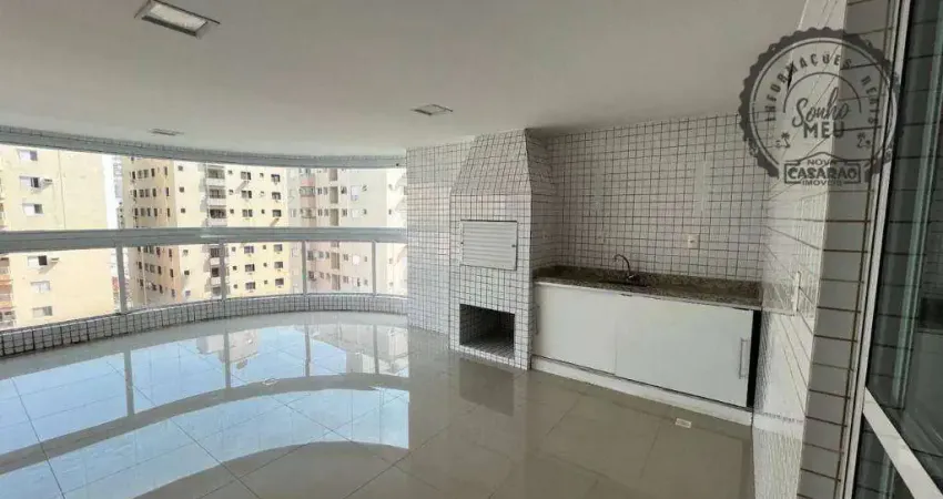 Apartamento com 3 quartos para alugar na Rua Xavantes, Tupi, Praia Grande
