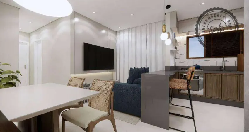 Apartamento com 2 quartos à venda na Rua General Humberto de Souza Mello, Canto do Forte, Praia Grande