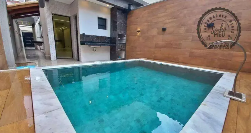 Casa com 3 quartos à venda na Rua Raja Atique, Balneário Maracanã, Praia Grande