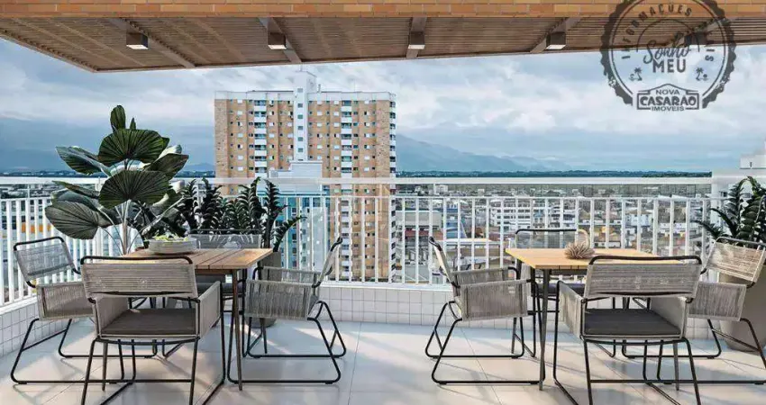 Apartamento com 2 quartos à venda na Rua Alberto Santos Dumont, Guilhermina, Praia Grande