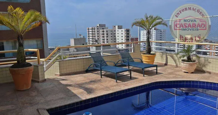 Cobertura com 3 dormitórios à venda, 341 m² por R$ 1.500.000,00 - Tupi - Praia Grande/SP