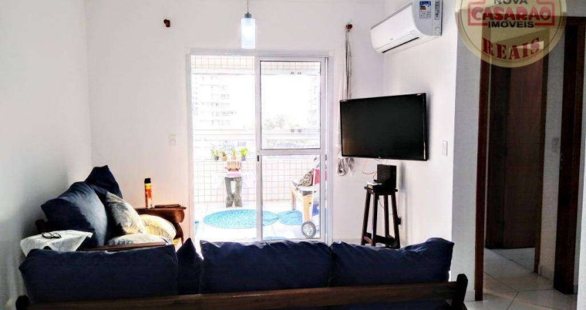 Apartamento com 2 dormitórios à venda, 80 m² por R$ 445.000,00 - Guilhermina - Praia Grande/SP