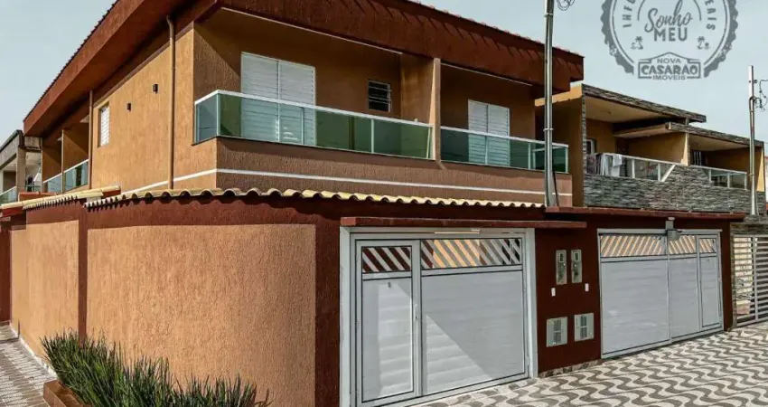 Sobrado com 2 dormitórios à venda, 78 m² por R$ 280.000,00 - Balneário Japura - Praia Grande/SP