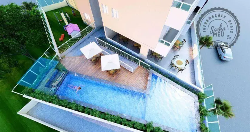 Apartamento com 2 dormitórios à venda, 61 m² por R$ 369.000,00 - Caiçara - Praia Grande/SP
