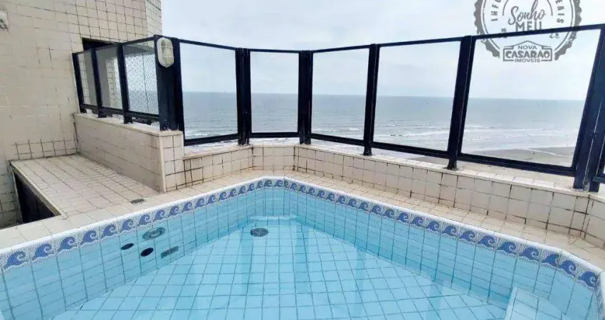 Cobertura com 1 dormitório à venda, 120 m² por R$ 900.000,00 - Maracanã - Praia Grande/SP
