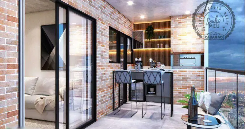 Apartamento com 2 dormitórios à venda, 80 m² por R$ 625.026,11 - Boqueirão - Praia Grande/SP