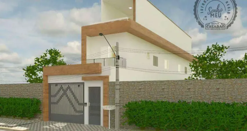 Casa com 3 dormitórios à venda, 100 m² por R$ 440.000,00 - Aviação - Praia Grande/SP