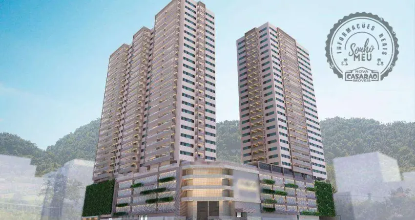 Apartamento com 3 dormitórios à venda, 189 m² por R$ 1.417.500,00 - Canto do Forte - Praia Grande/SP