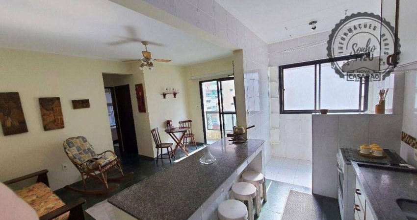 Apartamento com 1 quarto para alugar na Rua Doutor João Sampaio, Guilhermina, Praia Grande
