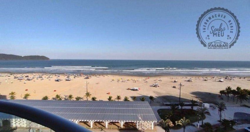 Apartamento com 3 dormitórios para alugar, 201 m² por R$ 7.738,14/mês - Guilhermina - Praia Grande/SP
