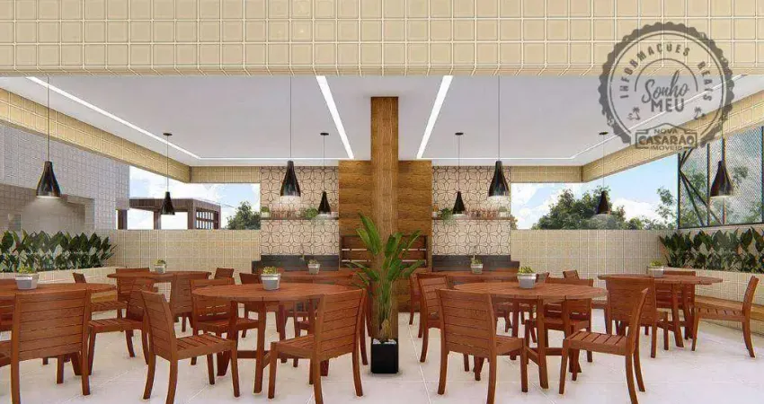 Apartamento com 2 dormitórios à venda, 76 m² por R$ 400.000,00 - Aviação - Praia Grande/SP