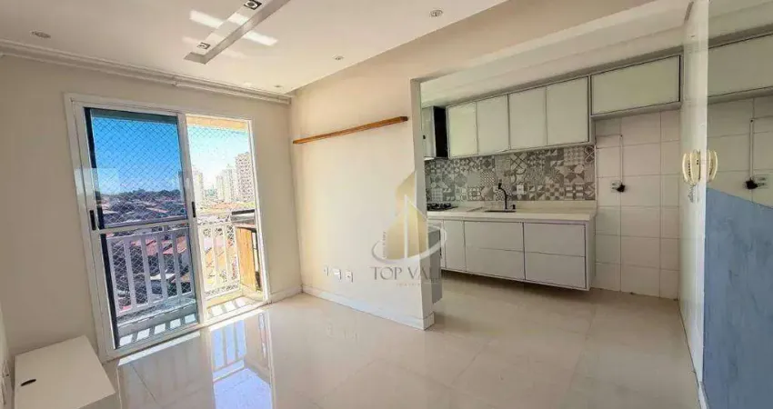 Apartamento com 2 dormitórios à venda, 45 m² por r$ 359.000 - parque residencial flamboyant - são josé dos campos/sp