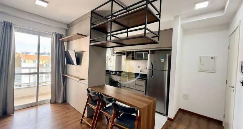 Studio com 1 dormitório para alugar, 32 m² por r$ 3.600,00/mês - condomínio centro empresarial taquari - são josé dos campos/sp