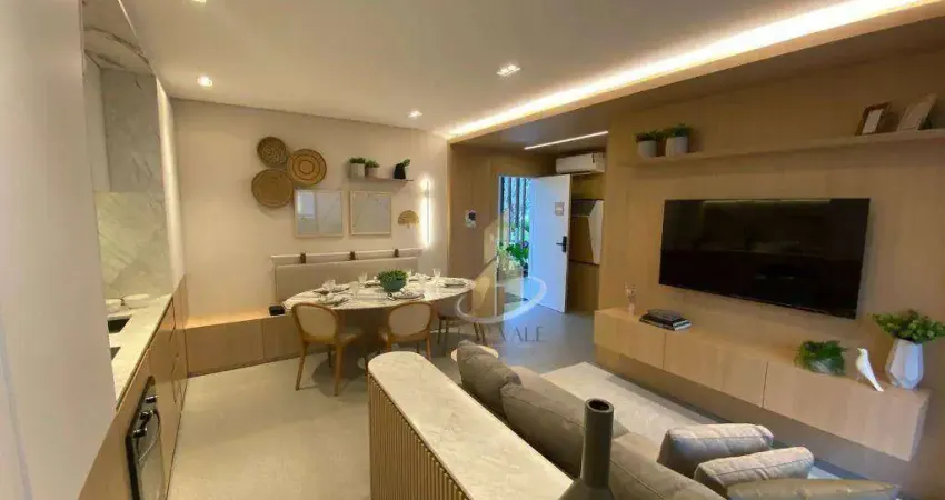 Apartamento com 2 dormitórios à venda, 70 m² por r$ 905.000 - jardim alvorada - são josé dos campos/sp