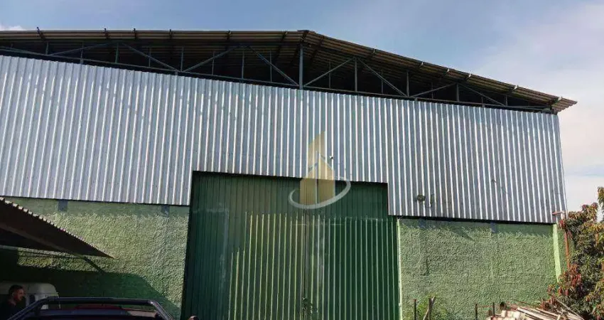 Galpão para alugar, 1000 m² por r$ 11.000/mês - santa luzia - caçapava/sp