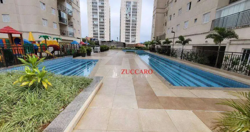 Apartamento com 2 dormitórios para alugar, 55 m² por r$ 2.983,10/mês - macedo - guarulhos/sp