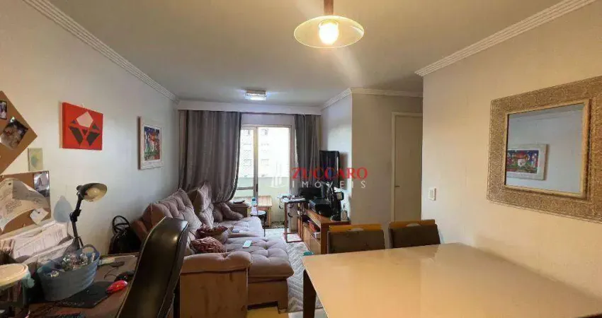 Apartamento com 2 dormitórios à venda, 60 m² por r$ 425.000,00 - vila augusta - guarulhos/sp