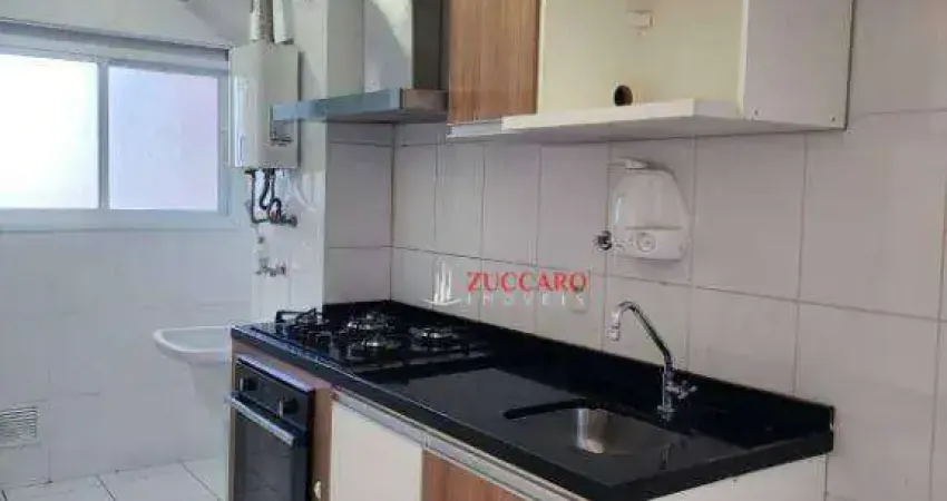 Apartamento com 2 dormitórios para alugar, 68 m² por r$ 3.600,00/mês - jardim flor da montanha - guarulhos/sp