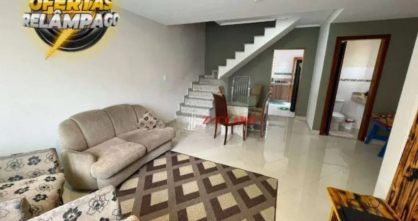 Sobrado com 3 dormitórios à venda, 98 m² por r$ 730.000,00 - jardim santa clara - guarulhos/sp