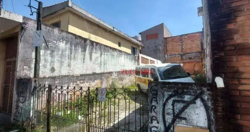 Terreno, 126 m² - venda por R$ 400.000,00 ou aluguel por R$ 2.500,00/mês - Jardim Moreira - Guarulhos/SP
