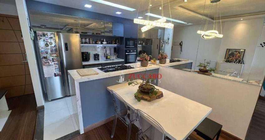 Apartamento com 3 dormitórios à venda, 73 m² por R$ 630.000,00 - Ponte Grande - Guarulhos/SP