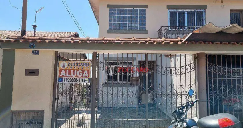 Casa com 2 dormitórios para alugar, 80 m² por r$ 1.570,00/mês - vila flórida - guarulhos/sp