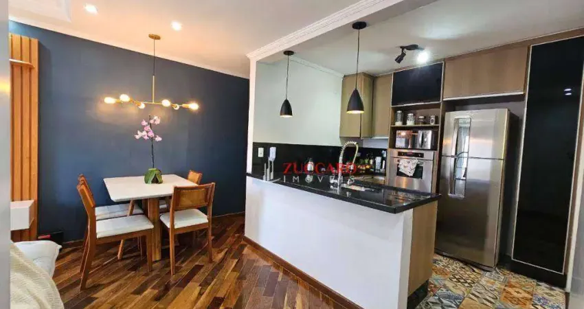 Apartamento com 3 dormitórios à venda, 65 m² por r$ 369.900,00 - picanco - guarulhos/sp