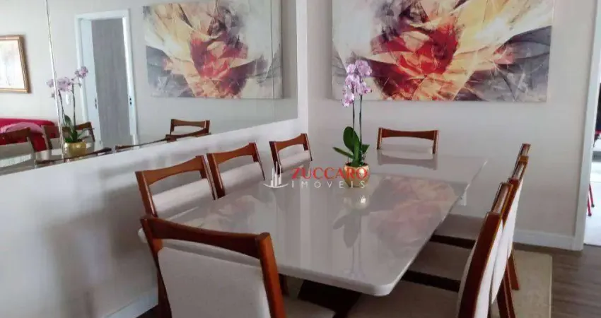 Apartamento venda 154 m² por r$ 9.500/mês - jardim flor da montanha - guarulhos/sp