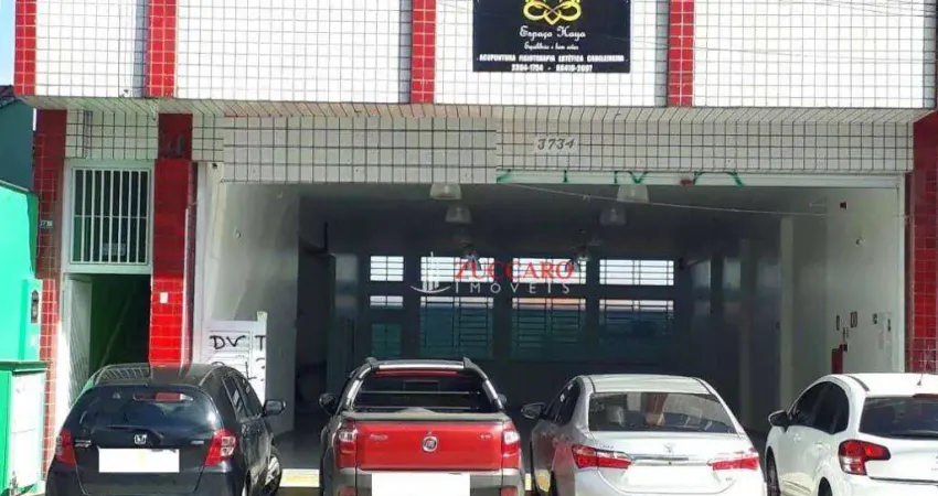 Salão para alugar, 300 m² por r$ 8.245,00/mês - vila galvão - guarulhos/sp