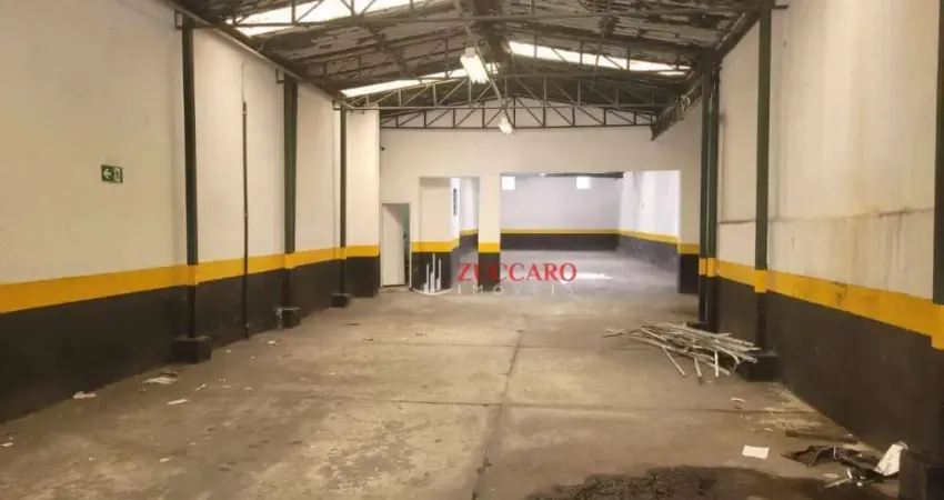 Salão para alugar, 350 m² por r$ 8.424,00/mês - ponte grande - guarulhos/sp
